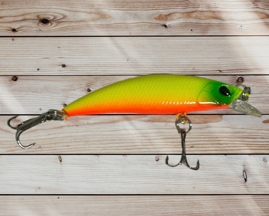 Yellow with Red Under Body Sinking Lure