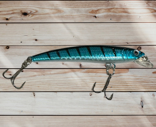 Blue with Black Stripes Lure
