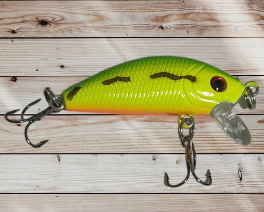 Yellow and Green Crank Lure